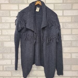 Billabong Stoked On You Open Front Sweater Size Small